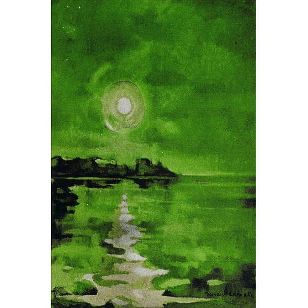 "Green Waters" Painting Print on Wrapped Canvas