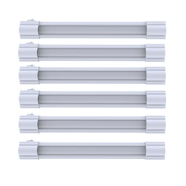 Green Watt 12-IN LED Linkable Under Cabinet Lights, 7 Watt, Cool White, 600 Lumen, 6-Pack