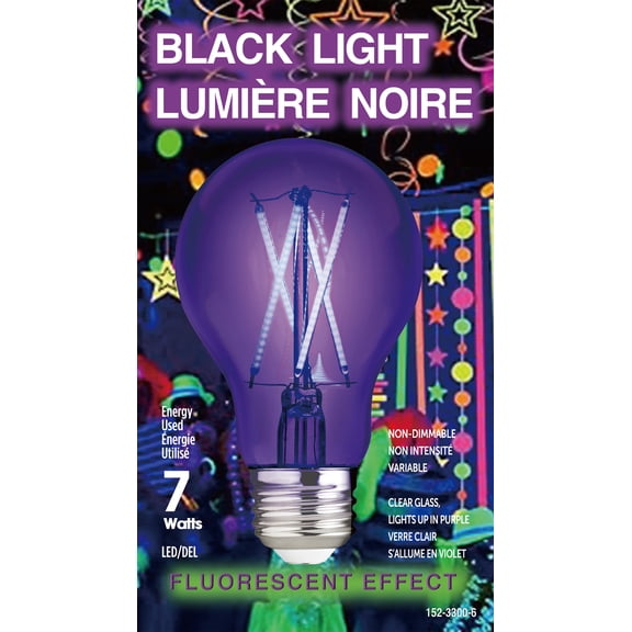 Green Watt A19 UV Black Light Bulb