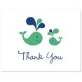 thumbnail image 1 of Green Whales- Baby Shower Thank You Cards and Envelopes - 50 count, 1 of 2