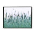 thumbnail image 1 of Green Wheat Field Sprigs Landscape Photograph Black Framed Art Print Wall Art, 1 of 7