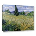 thumbnail image 1 of Green Wheat Field with Cypress Gallery Wrapped Canvas, 1 of 1