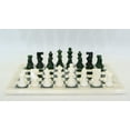 thumbnail image 1 of Green & White Alabaster Chess Set, 1 of 2