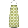 thumbnail image 1 of Green White Checkerboard Checkered Pattern Apron-Garden Aprons for Women with Pockets-Cotton Linen Waterproof Kitchen Cooking Gardening Aprons Adjustable for Kitchen,Cooking,BBQ and Salon 33x27 Inch, 1 of 7
