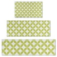 thumbnail image 1 of Green White Checkerboard Checkered Pattern Kitchen Rugs Sets Of 3,Kitchen Runner Rugs Non Skid Washable,Decorative Kitchen Floor Mats for Kitchen,Sink,Laundry,17"x30"+ 17"x47" + 17"x59", 1 of 6
