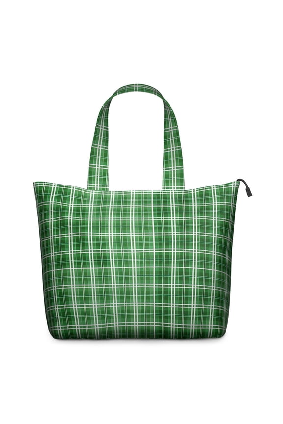 Green White Checkerboard Checkered Pattern Travel Tote Bags for Women Carry On,Large Weekender Bags for Women Travel,Multi Functional Duffle Bag for Work,Shopping,Sports
