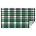 Green Tablecloth Pattern Green and White Checkered Pattern Waterproof Tablecloth, Rectangular ...