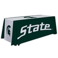 thumbnail image 1 of Green/White Michigan State Spartans 6' Table Cloth, 1 of 5
