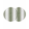 thumbnail image 1 of Green White Ombre Round 13 Inch Placemats Set of 2, Country Pastoral Gradient Minimalist HeatResistant Non Slip Place Mats for Dining Table, Wipeable Braided Kitchen Table Mats for Housewarming, 1 of 9