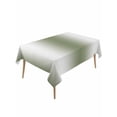 thumbnail image 1 of Green White Ombre Table Cloth, Country Pastoral Gradient Minimalist Waterproof Tablecloth for Rectangle Tables, Reusable Washable Fabric Table Cover for Restaurant Kitchen Dining Tables 60"x120", 1 of 6