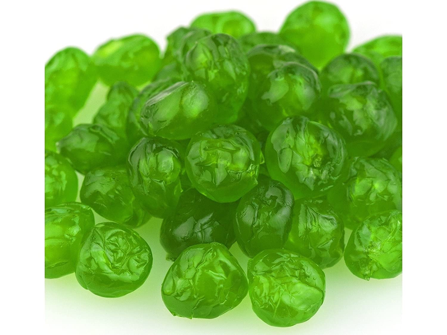 Green Whole Cherries Candied Fruit Glaze 5 pounds