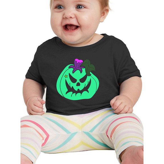 Green Wicked Pumpkin T-Shirt Infant -Rose Khan Designs,  24 Months
