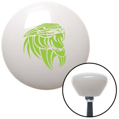 Green Wildcat White Retro Shift Knob with M16 x 1.5 Insert Shifter Auto Manual Brody