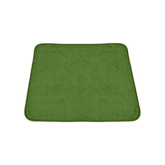 Green Winter Self Warming Pet Mat Cats Dogs Bed Self Heating Thermal Pet Pad Indoor Outdoor Non Slip Washable Pet Mat Solid Color For All Pets 0.26 Lb