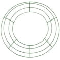 thumbnail image 1 of Green Wire Metal Wreath Frame for Crafts - Create Floral, Glamorous, & Earthy Designs - Green (12" - 2 Pack), 1 of 8