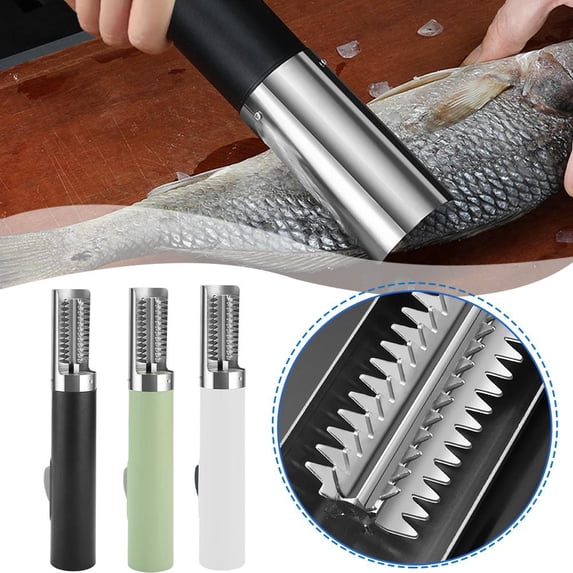 Green Wireless Electric Fish Scaler Fish Scaler Electric Fish Scale Remover Commercial Household Fish Scaler Scraper