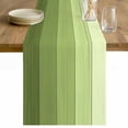 thumbnail image 1 of Green Wood Grain Table Runner - 36 Inch Long Ombre Rustic Retro Wooden Plank Cotton and Linen Blended Dress Scarves Farmhouse Table Runner for Kitchen Dining, Coffee Table, 13" x 36", 1 of 8