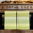thumbnail image 1 of Green Wooden Grain Kitchen Towels Set of 4, Vintage Chic Geometric Gradient Absorbent Dish Towels for Kitchen, Microfiber Hand Towel, Quick Drying Tea Towel for Cleaning Decorative Dishcloths, 1 of 7