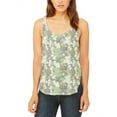 thumbnail image 1 of Green Woodland Camo Light Juniors Flowy Side Slit Tank Top Multi LG, 1 of 2
