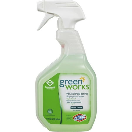 Green Works All-Purpose and Multi-Surface Cleaner, Original, 32oz Smart Tube Spray Bottle