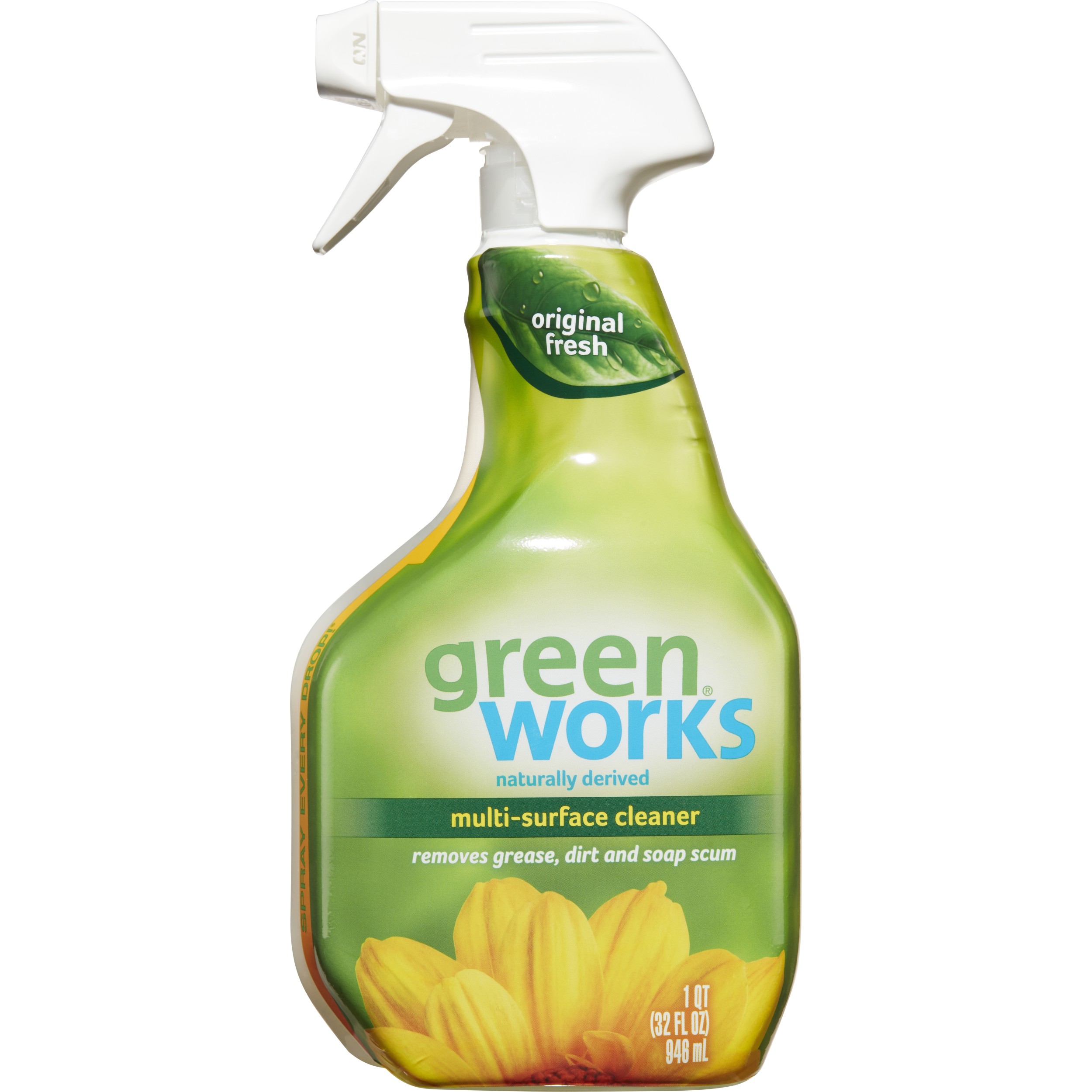 Green Works Multi-Surface Cleaner, Cleaning Spray - Original Fresh, 32 oz - image 1 of 4