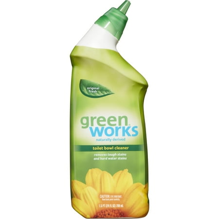 Green Works Toilet Bowl Cleaner, Toilet Gel Cleaner - 24 Ounces