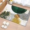 thumbnail image 1 of Green Yellow Boho Bathroom Rug Washable 2x3 Entryway Rug Non Slip Modern Abstract Geometric Front Door Mat Low Pile Indoor Doormat Throw Floor Carpet for Kitchen Bedroom Entrance, 1 of 8