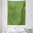 thumbnail image 1 of Green and Yellow Tapestry, Simple Pattern with Yellow Arrows of Thunder Retro Hipster, Wall Hanging for Bedroom Living Room Dorm Decor, 60W X 80L Inches, Olive Green and Yellow, by Ambesonne, 1 of 2