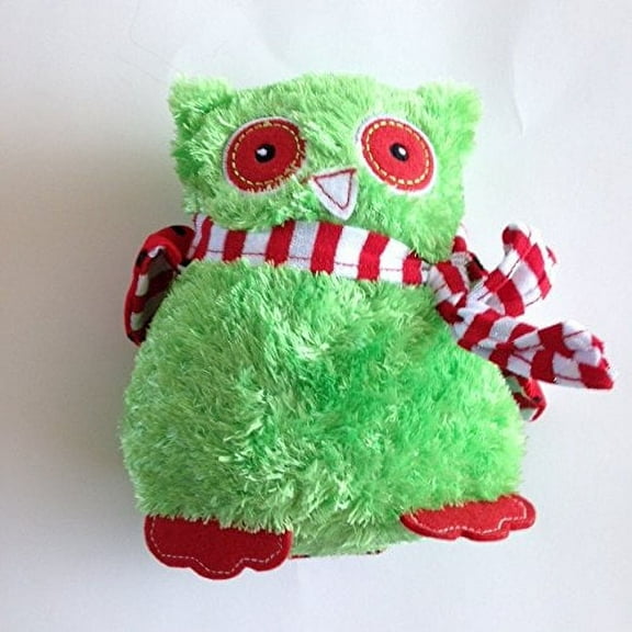Mary Meyer Green Holiday Yuletide Owl Plush Stuffed Animal Toy, 5.5"