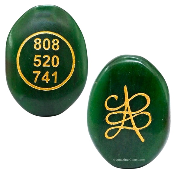 Green Zibu Symbol Crystal for Wealth (808520741)  Green Aventurine Stone for Abundance, Prosperity & Manifestation (Oval)