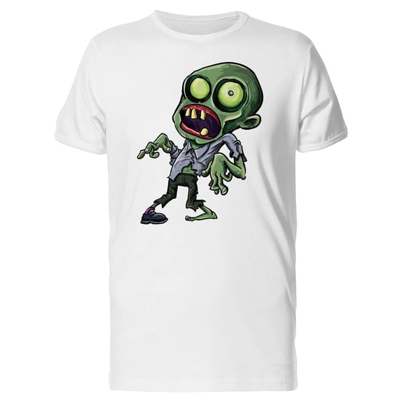 Green Zombie With His Mouth Open Tee Men's -Image by Shutterstock