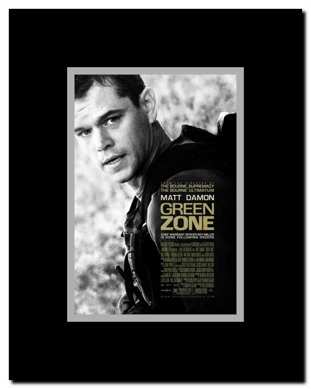 Green Zone Framed Movie Poster