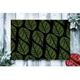 thumbnail image 1 of Green and Black Leaves Pattern Door Mat | Houseplant Leaf Doormat | Plant Mom Welcome Mat | Housewarming Gift | Plant Mom Gift | New Home, 1 of 2