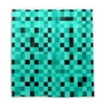 thumbnail image 1 of Green and Black Squares Shower Curtain Liner 66x72 Inch Waterproof Shower Curtains Decorative Bathroom with 12 Pack Hooks, 1 of 5