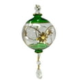 thumbnail image 1 of Green and Gold Ball Egyptian Glass Dangling Christmas Ornament Made in Egypt, 1 of 8