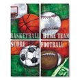 thumbnail image 1 of Green and Orange Basketball Baseball Football Soccer Child Decor; 4 - 11" x 14" Posters, 1 of 3