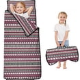 thumbnail image 1 of Green and Red Christmas Pattern Toddler Nap Mats for Kids Preschool,59"x22" Sleeping Mat Bag or Kids,Toddler Sleeping Bag,Toddler Nap Mat or Daycare, 1 of 6