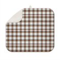 thumbnail image 1 of Green and Red Christmas Plaid Pattern Dish Drying Mat for Kitchen 1 Pack, Ultra Absorbent Microfiber Dishes Drainer Mats,16x18in(41x46cm), 1 of 6