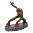 thumbnail image 1 of Green and Red Superhero Frog Spider Man in 3 Point Hero Pose Decor Figurine, 1 of 9