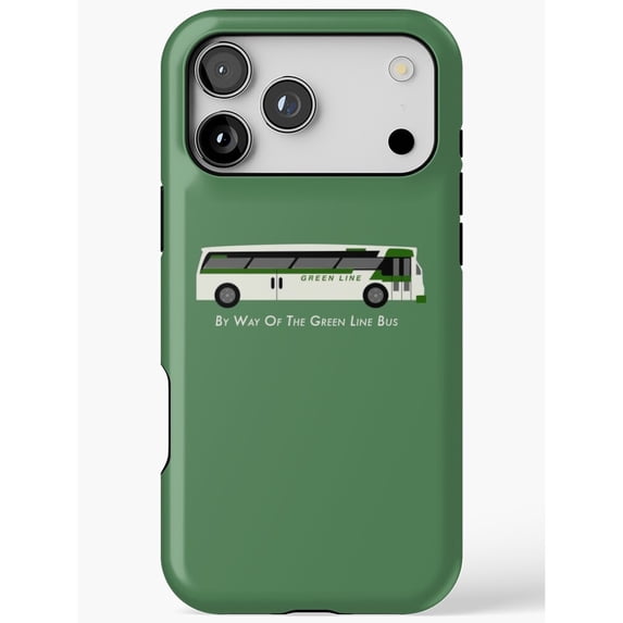 Green and White Coach Bus Tough Case for Apple iPhone Models ...