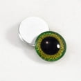 thumbnail image 1 of Green and Yellow Celtic Weave Glass Eyes, 1 of 6