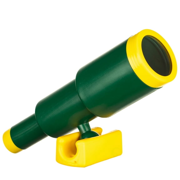 Green and Yellow Plastic Outdoor Gym Playground Pirate Ship Telescope, Treehouse Toy Accessories Binocular for Kids