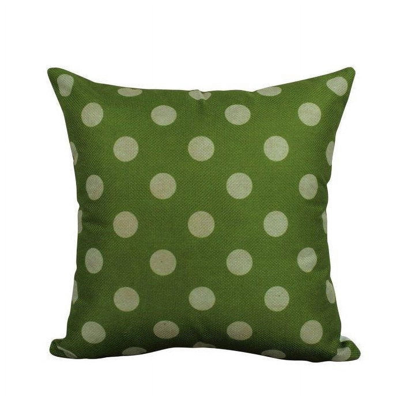 Green and white Polka Dots | Pillow Cover | Solid Accent Pillows | Polka Dot Pillow |  Best Place for Throw Pillows | Green Throw Pillows