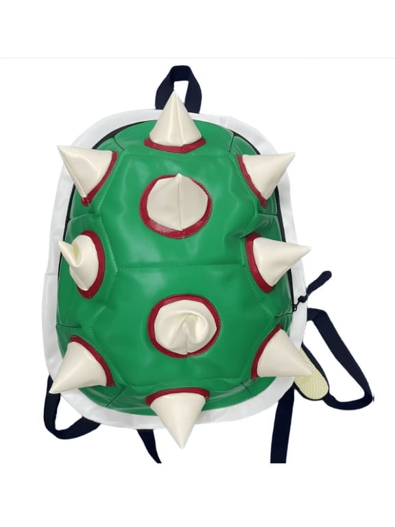 Green backpack spiked tortoise shell backpack, cosplay costume accessories props, anime toy tortoise shell backpack