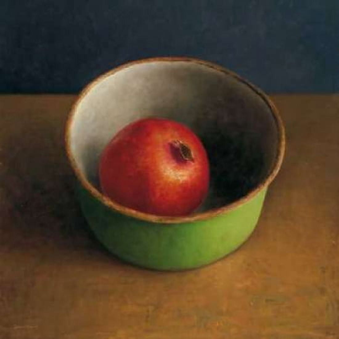 Green bowl II Canvas Art - Jos van Riswick (24 x 24)