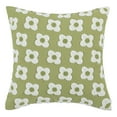 thumbnail image 1 of Green flower pillow case sofa living room printed pillow case, 1 of 5