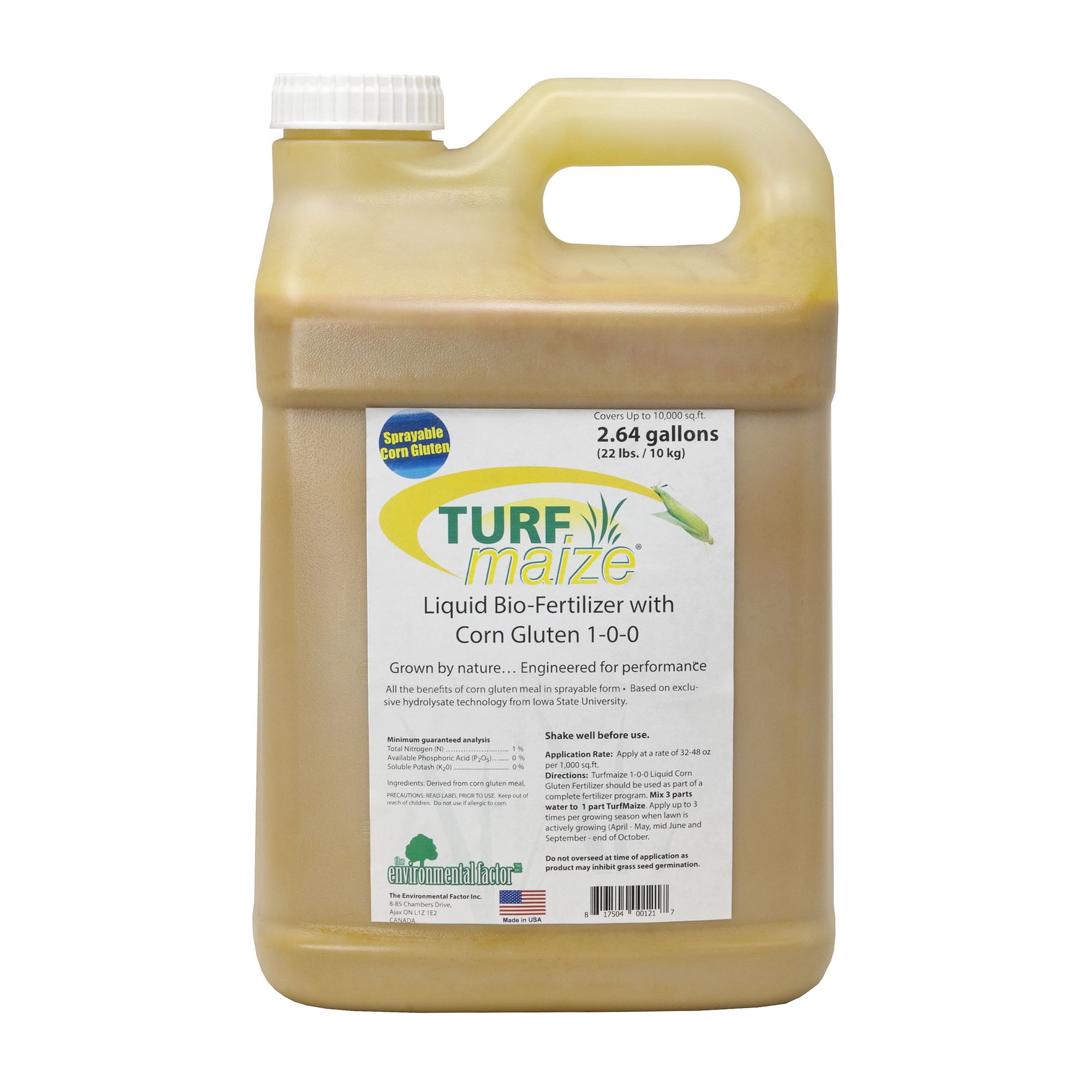 Green it Turf Maize Corn Gluten Liquid Fertilizer Spray, 64Ounce