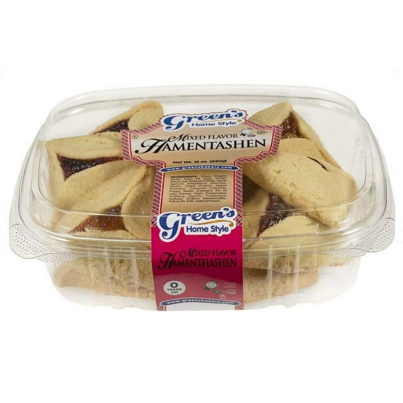 Green's Bakery Assorted Hamantashen, 6 Pack 12 oz.