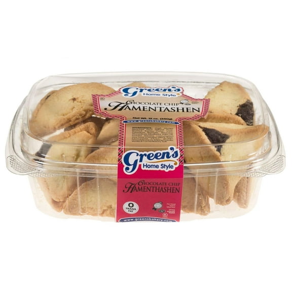 Green's Bakery Chocolate Chip Hamantashen, 6 Pack 12 oz.