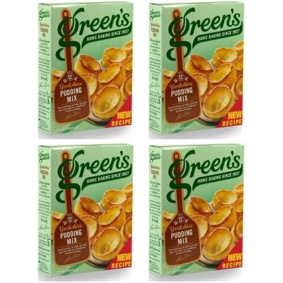 Green's Yorkshire Pudding Mix - (Pack of 4) - Perfect for your Sunday Roast !